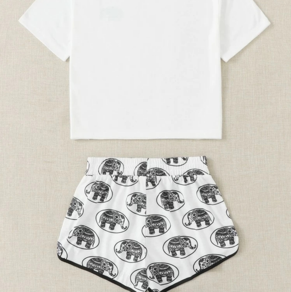 ELEPHANT 🐘 PJ  SHORT SET - Picture 3 of 6